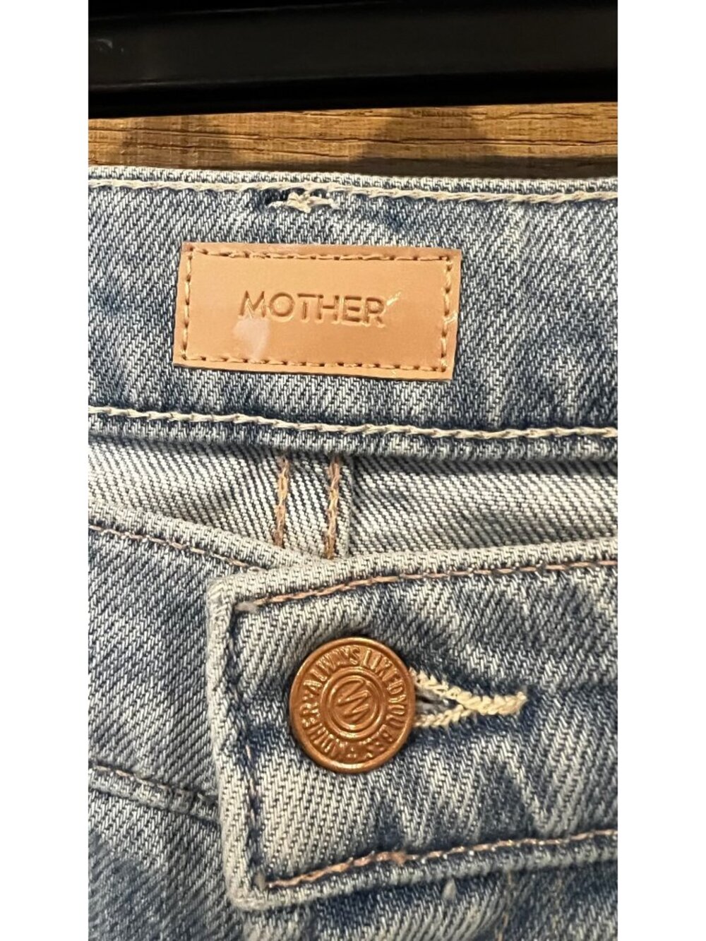 Mother The Bookie Sneak high rise boot cut jeans Cool As A Cat women size 27 - Picture 3 of 10